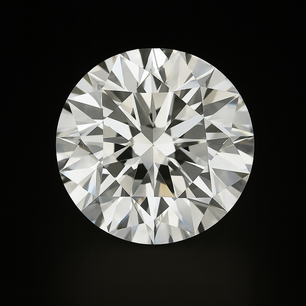 Round Shaped Diamond 6.5 CT