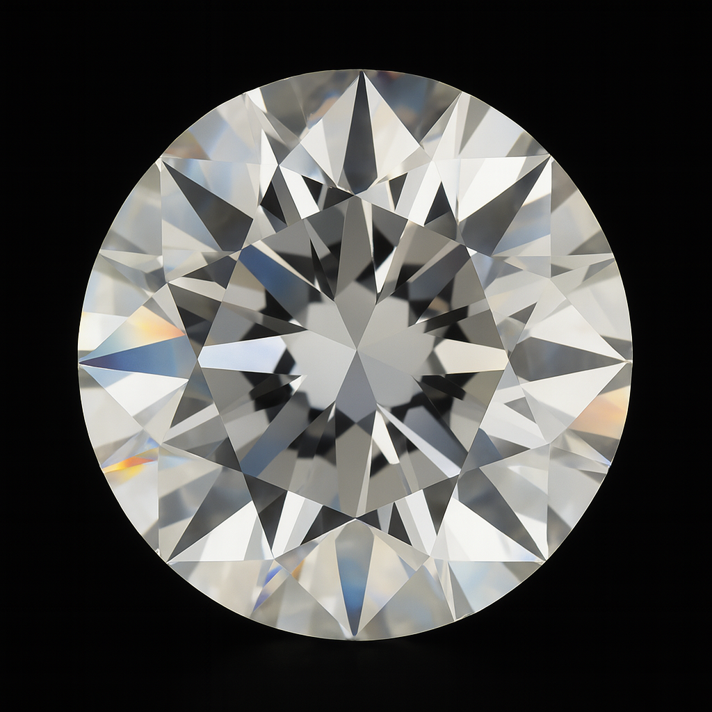 Round Shaped Diamond 6.04 CT
