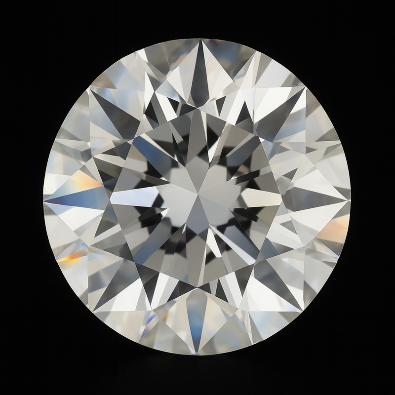 Round Shaped Diamond 6.04 CT