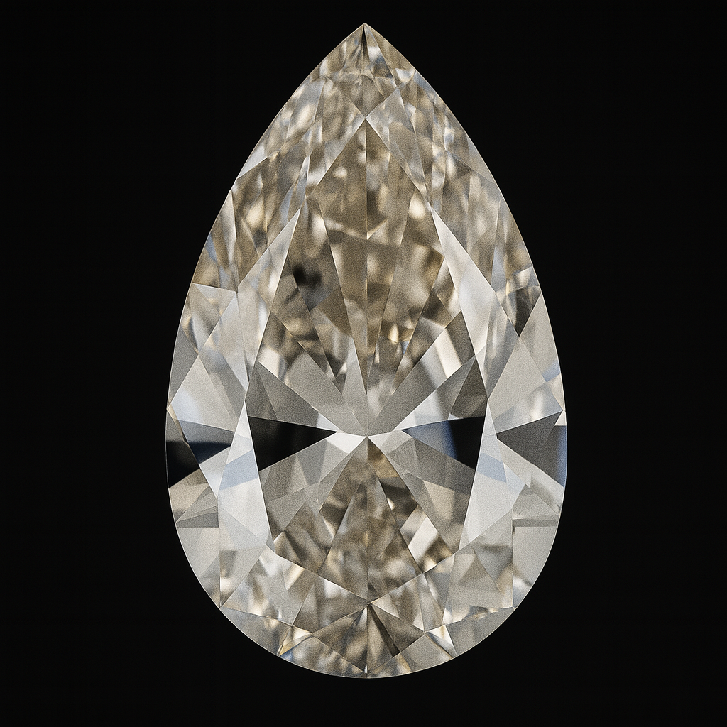 Pear Shaped Special Diamond 10.01 CT