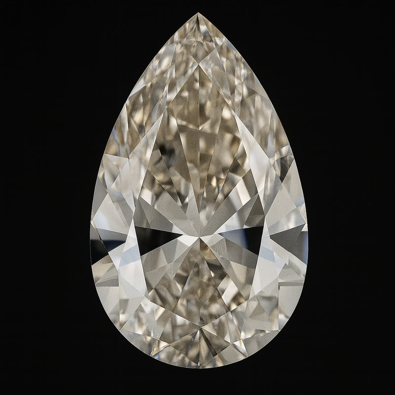 Pear Shaped Special Diamond 10.01 CT