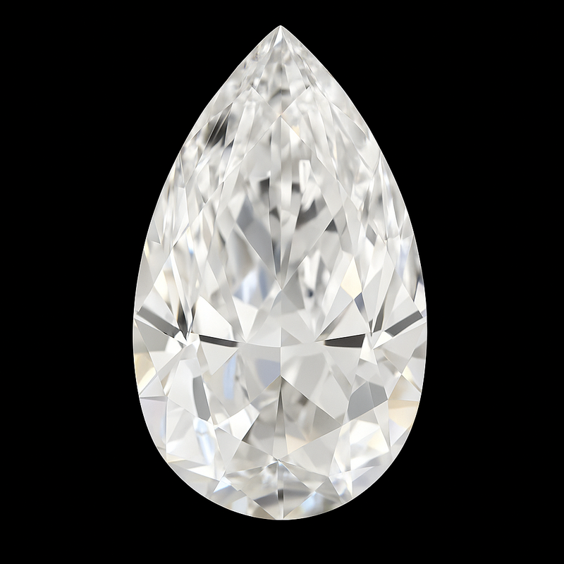 Pear Shaped Diamond 2.17 CT