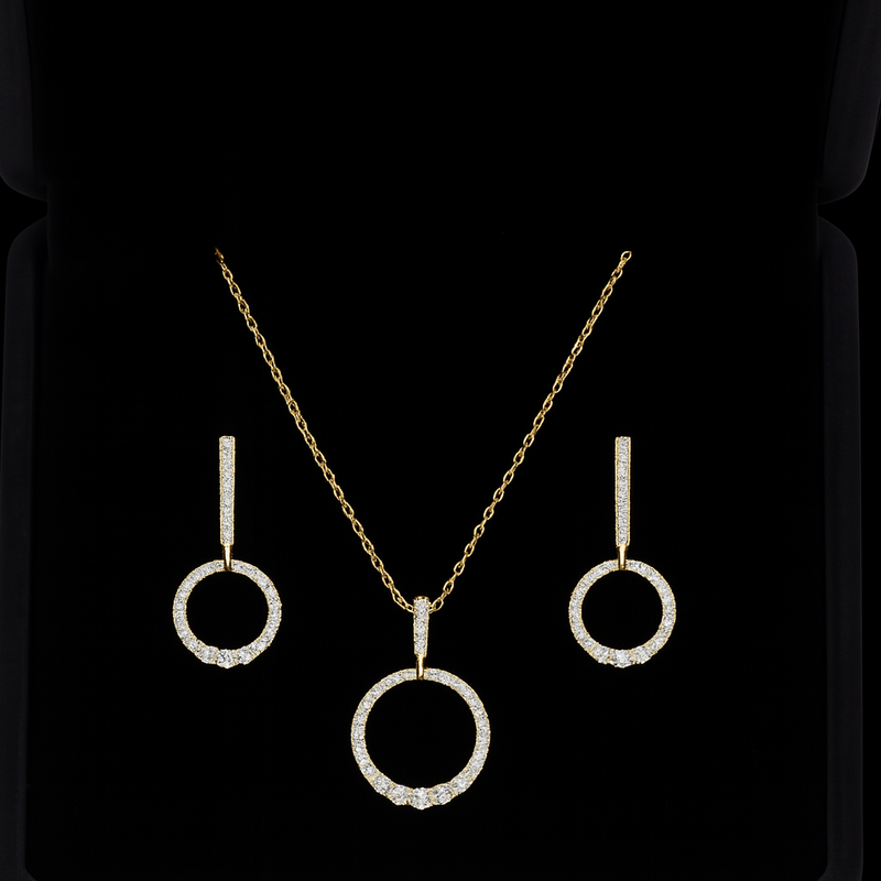 The Rings of Olympia Diamond Set