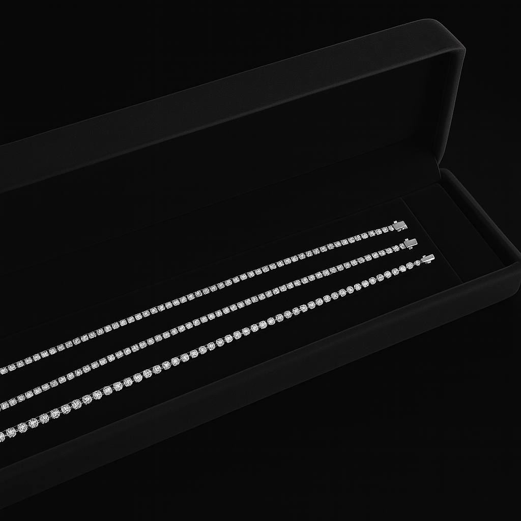 The Tennis Diamond Bracelet Collection