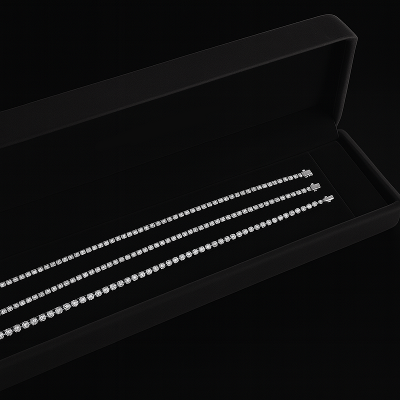 The Tennis Diamond Bracelet Collection