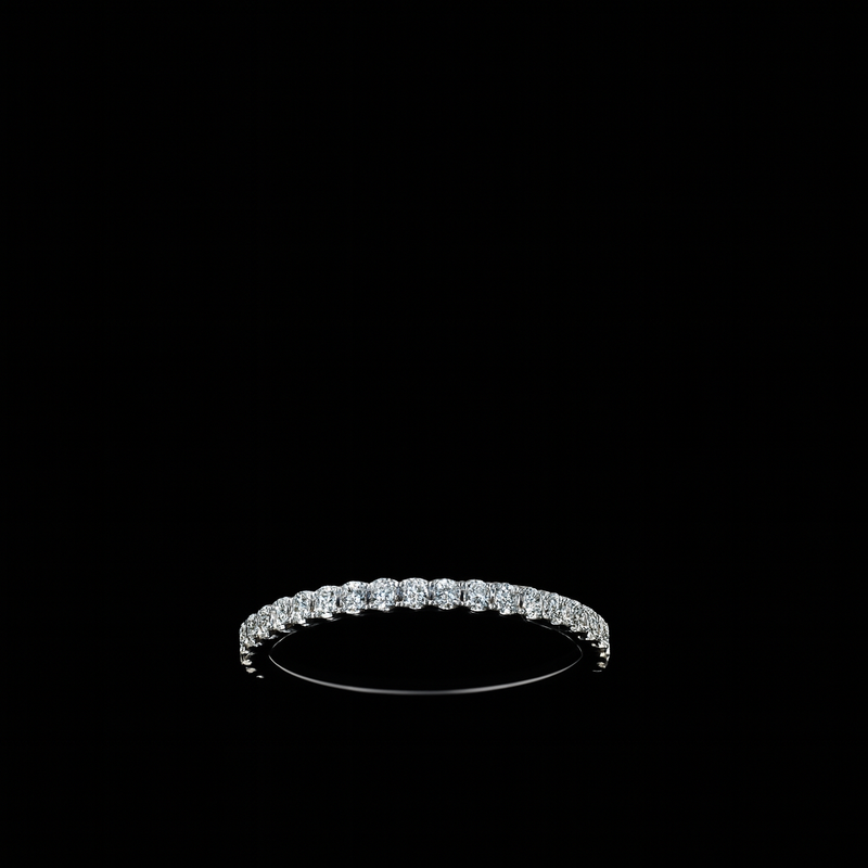 The Pavé Band Diamond Ring