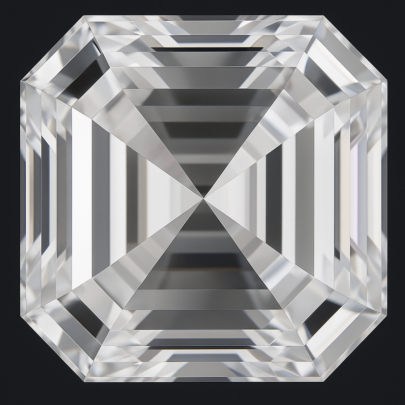 Asscher Cut Diamond 9.07 CT