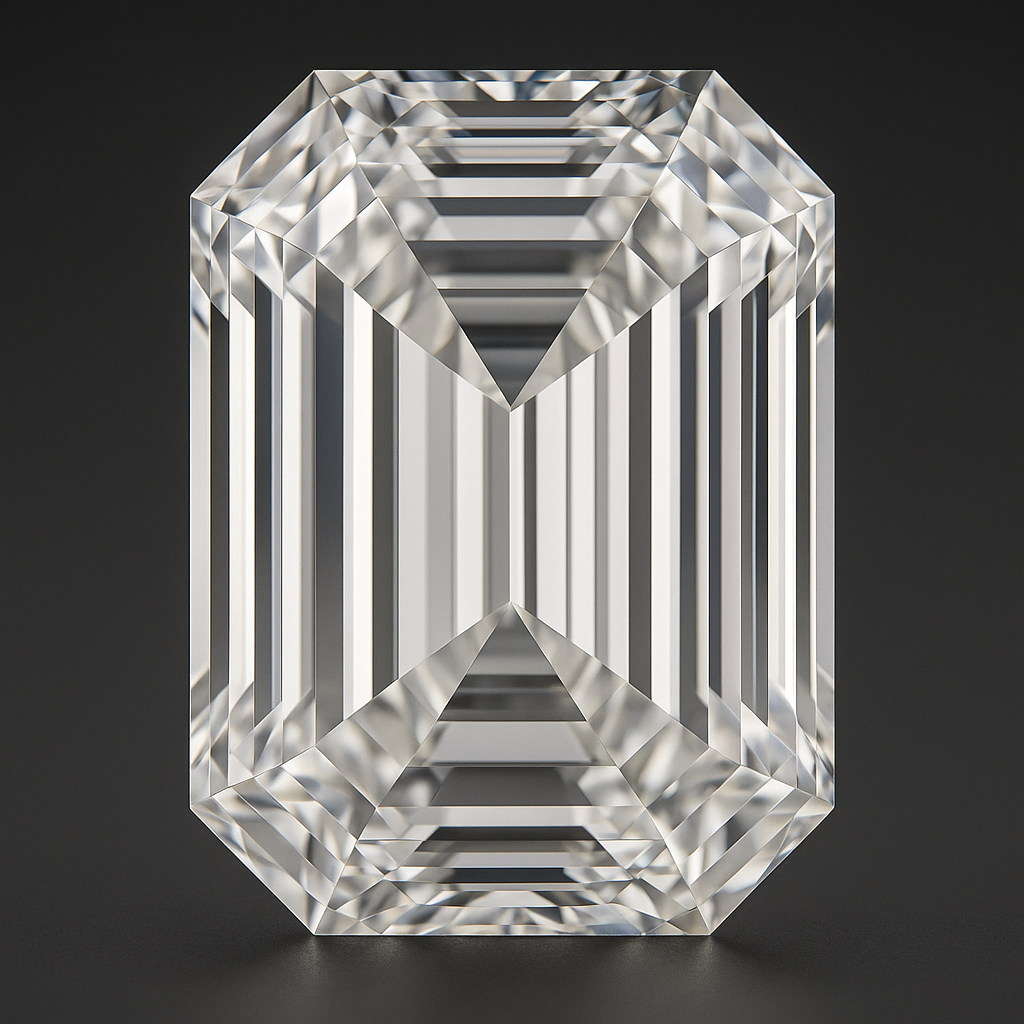 Emerald Cut Diamond 10.13 CT