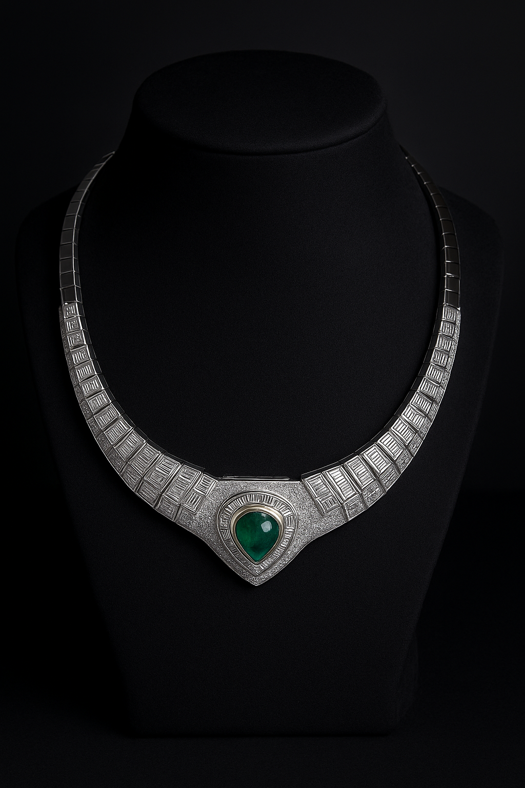 Emerald Diamond Necklace