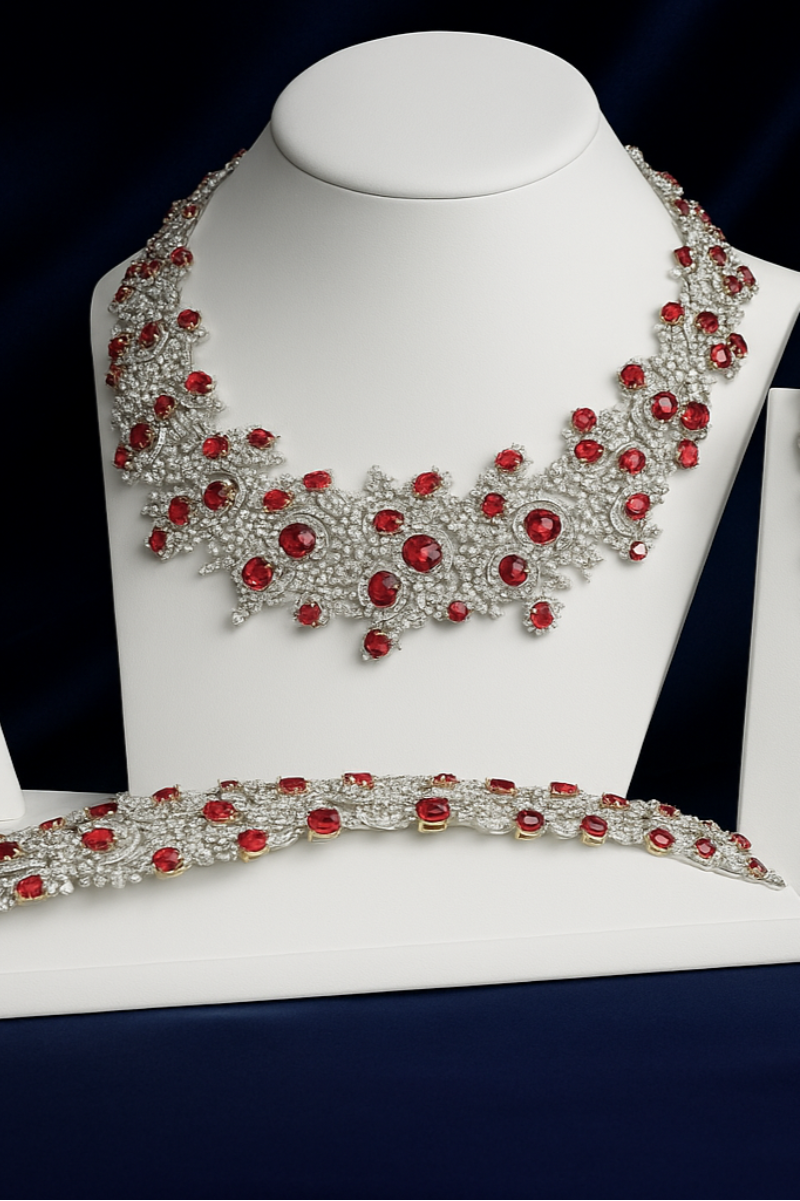 Ruby Diamond Set
