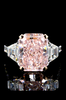 Rare Pink Diamond Ring